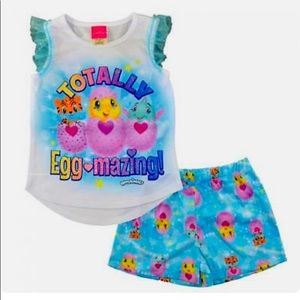 Hatchanimals Girls 2pc Pajamas Size 4/5